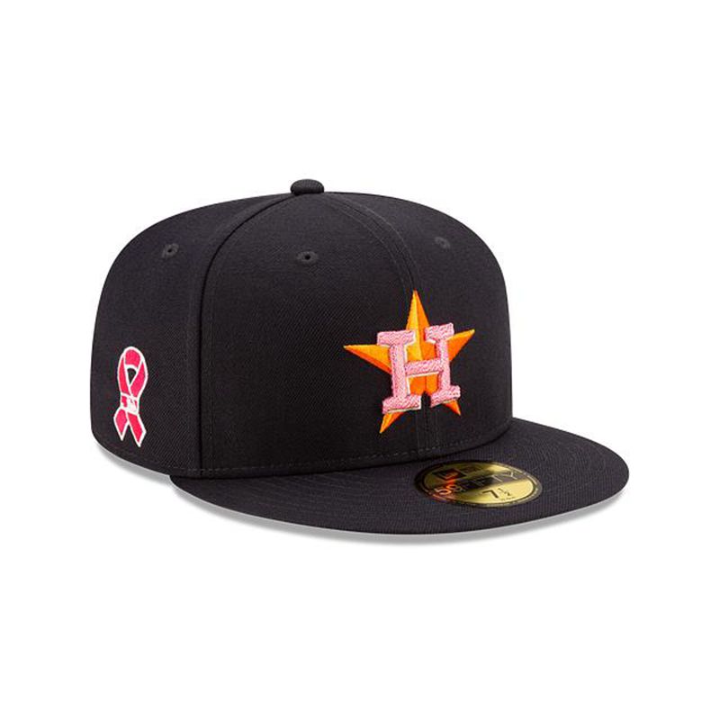 MLB Houston Astros Mother's Day 59Fifty Fitted (LXO1227) - Blue New Era Caps